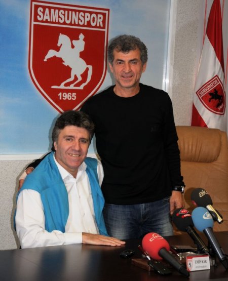 Samsunspor'da 12 maçta 9 beraberlik istifa getirdi