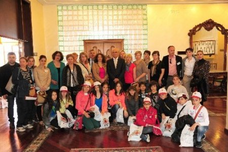 Samsun'un misafir öğrencileri Büyükşehir Belediyesi'ni ziyaret etti