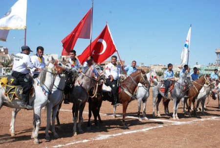 Şanlıurfa’da nefes kesen cirit şovu