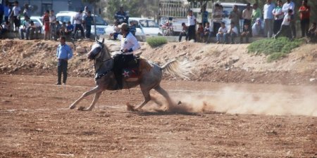Şanlıurfa’da nefes kesen cirit şovu