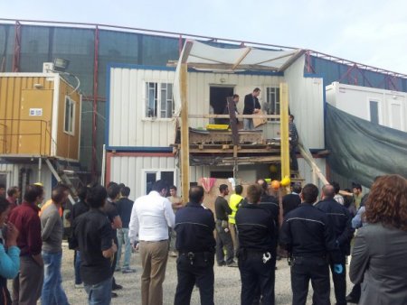 Şantiyede ölen işçilerin cesetleri Adli Tıp Kurumu'na gönderildi