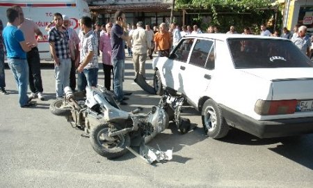 Sapanca'da trafik kazası: 1 yaralı