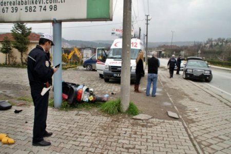 Sapanca'da trafik kazası: 1 yaralı