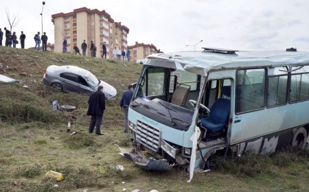 Şarampole yuvarlanan araçtan sağ çıktılar