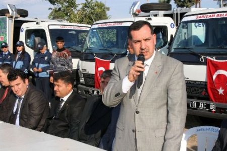 Sarıçam'da Temizlik İşleri Yeni Araçlarla Güçlendi