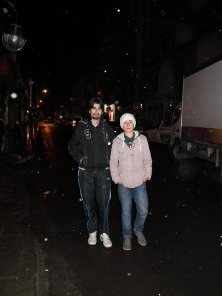 Sarıkamış'a mevsimin ilk karı düştü