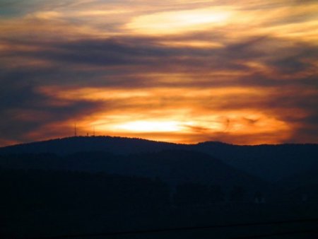 Sarıkamış'ta gün batımı