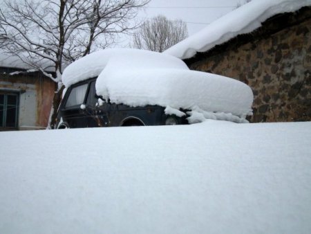 Sarıkamış'ta kartpostallık görüntüler oluştu