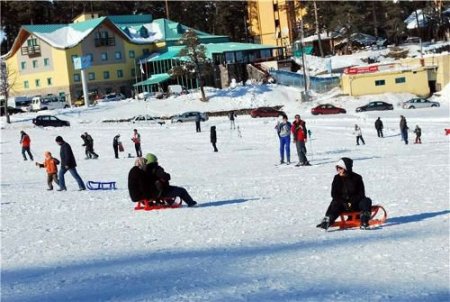 Sarıkamış'ta Kayak Keyfi Başladı