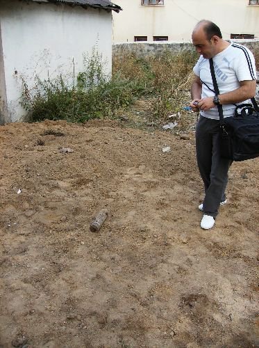 Sarıkamış'ta Patlamamış Top Mermisi Bulundu