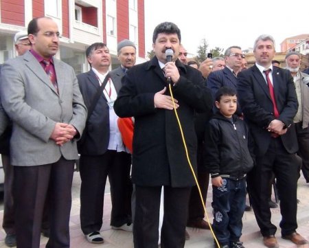 Sarıkaya’da umre yolcuları dualarla uğurlandı