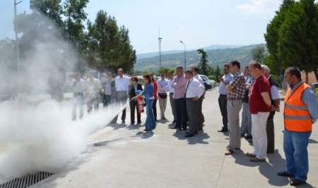 Saski, Personeline Yangın Eğitimi Verdi