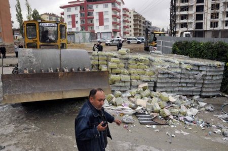 Satışı durdurulan gazozlar toplatıldı