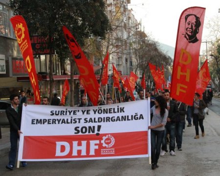 Savaşa karşı yürüdüler fakat Esed'e destek verdiler