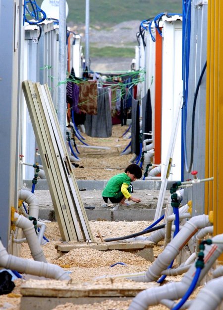 Savaştan kaçan Çerkezler Nizip’teki kampa yerleşti