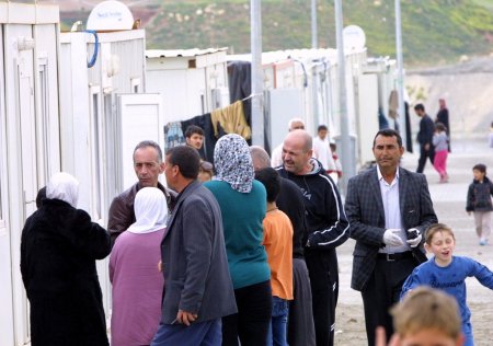 Savaştan kaçan Çerkezler Nizip’teki kampa yerleşti
