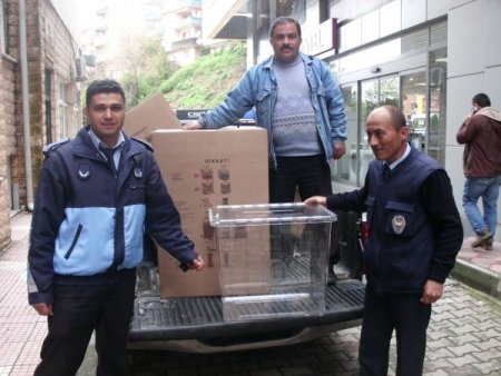 Seçim Sandıkları Alaplı'ya Ulaştı