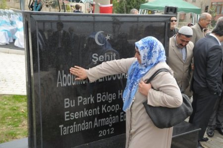 Şehidin adı parkta yaşayacak