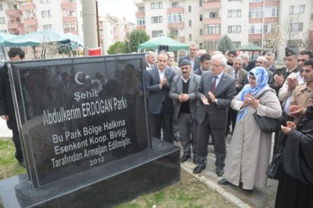 Şehidin adı parkta yaşayacak
