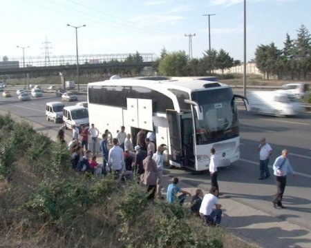 Şehirlerarası otobüsde bomba araması (Özel)