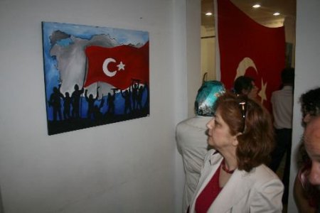 Şehit Aileleri Tablo Ve Ev Aksesuarları Sergisi Açtı