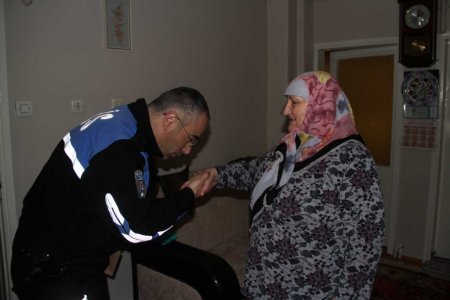 Şehit ailelerine ziyaret