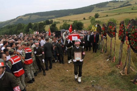 Şehit Asker Jandarma Çavuş Necmettin Torun'nun Cenaze Töreni