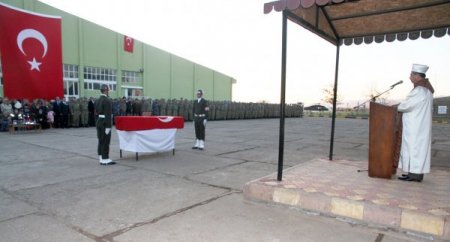 Şehit Astsubay İlker Düzova için tören düzenlendi