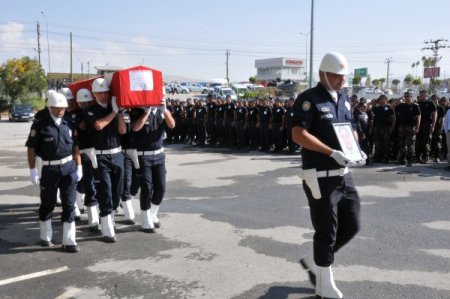 Şehit polis gözyaşları ile uğurlandı
