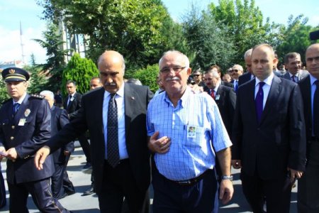 Şehit polis memuru Özkan için tören düzenlendi