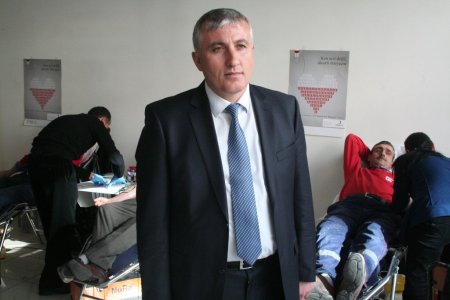 Şehit ve gazi ailelerinden kan bağışı