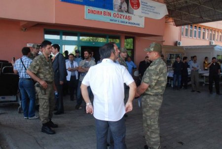 Şehit Yakınları Hastaneye Geldi