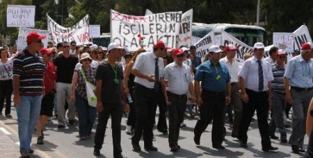 Sendikalar Kthy Özelleştirmesini Protesto Etti