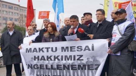 Sendikalardan Meclis önünde ‘bütçe’ protestosu