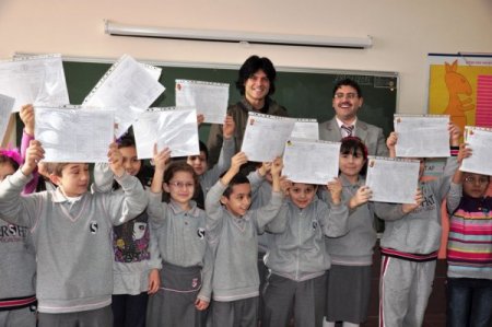Serhat Koleji Öğrencileri Karnelerini Reha Yeprem’den Aldı