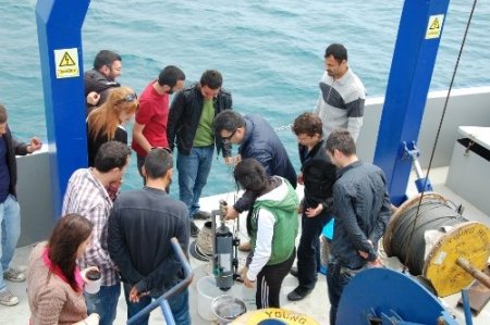 Seydi Ali Reis Araştırma Gemisi ile uygulama dersi
