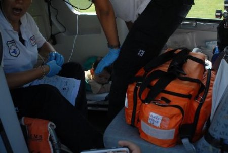 Sıcak Su Leğenine Düşen 1 Yaşındaki Çocuk Helikopterle İstanbul'a Sevk Edildi