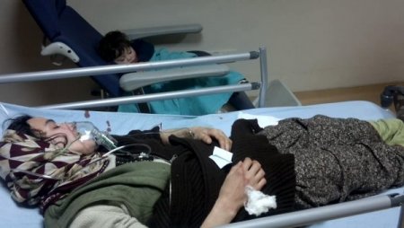 Şiddet Mağduru Kadın Hastaneye Kaldırıldı