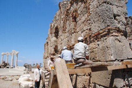 Side Antik Kent'te Apollon Tapınağı'na girişler ücretli oldu