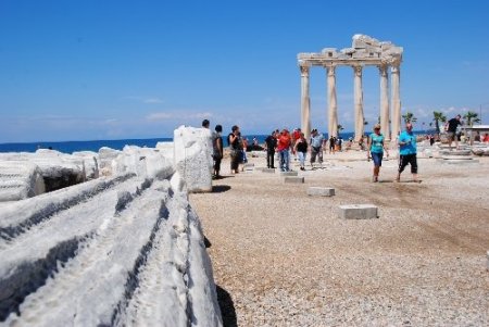 Side Antik Kent'te Apollon Tapınağı'na girişler ücretli oldu