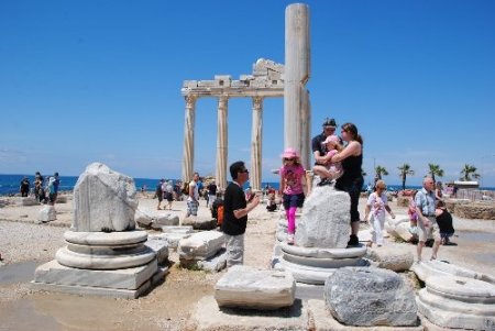 Side Antik Kent'te Apollon Tapınağı'na girişler ücretli oldu