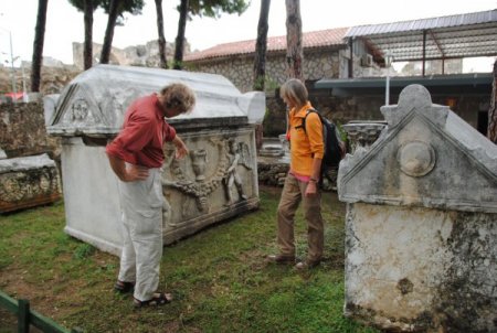 Side Müzesi ve antik tiyatroyu 10 ayda 150 bin turist ziyaret etti