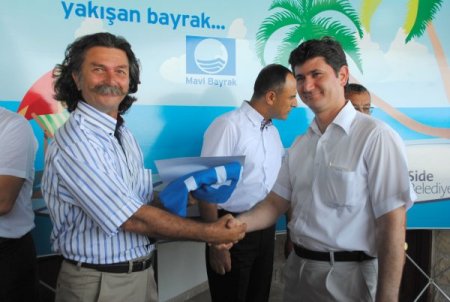 Side'de 11 Konaklama Tesisi Mavi Bayrak Almaya Hak Kazandı