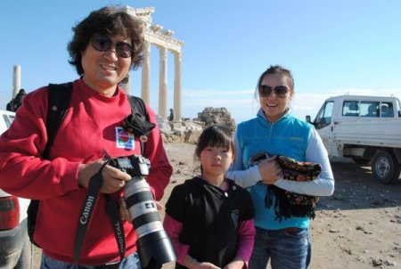 Side'de antik kenti bu yıl 8 bin 240 Güney Koreli turist ziyaret etti