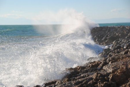 Side'de dalga boyu 7 metreye ulaştı
