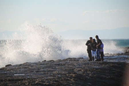 Side'de dalga boyu 7 metreye ulaştı
