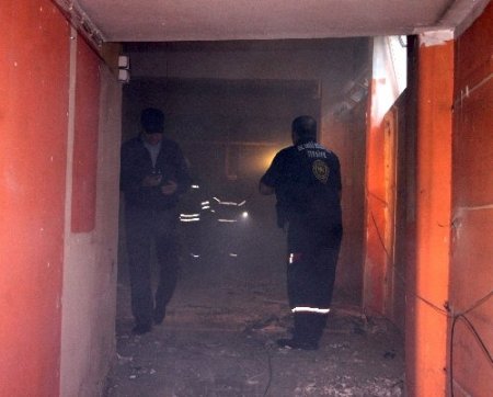 Sigara izmariti yangına neden oldu