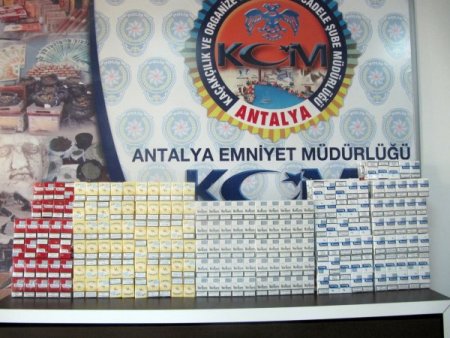 Sigara kaçakçılığı yapan suç örgütü çökertildi