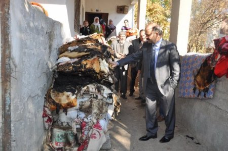 Siirt Valiliği yangın mağduru aileye konut yaptıracak