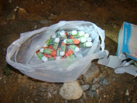 Siirt’e Bağlı Kurtalan İlçesinde Hazırlanmış 60 Molotof Kokteyli Bulundu